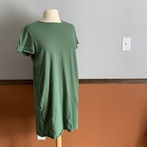 J. Crew Green T-shirt dress